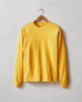 Women's Vintage Crew Long Sleeve Tee - Washed Golden Yellow